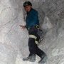 Escalade pour accéder au poste de guet