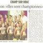 L'article du Dauphiné Libéré du 16 juillet 2008 qui retrace cet évènement