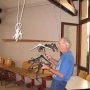 En amont l'installation des portiques
