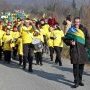 La descente de Malhivert avec la Batucada de l'école de Musique