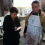 Le DL interviewant Luc Martignano le Président de l'APE
