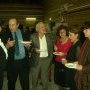 Denise, Jean-Luc, Bernard et son épouse, Martine, Marielle