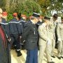 Les officiels s'alignent