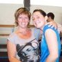 Anna, Vice Présidente de Claix Volley avec sa fille Solène