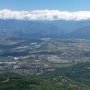Pause casse croute en admirant le paysage (zoomer)