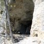 A défaut de parvenir à la grotte, Gilles a photographié l'entrée