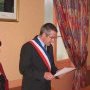 Lecture de l'acte de baptême